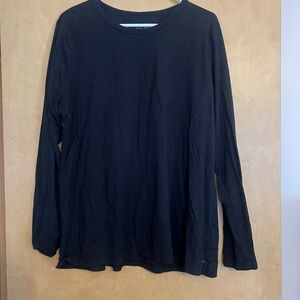 Time and Tru Black Long Sleeve Shirt